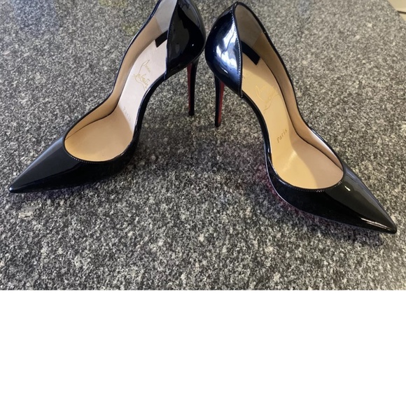 Black Christian Louboutin 36.5 Iriza 85mm barely used! - Picture 3 of 15